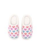 Pastel Heart Kids Slippers