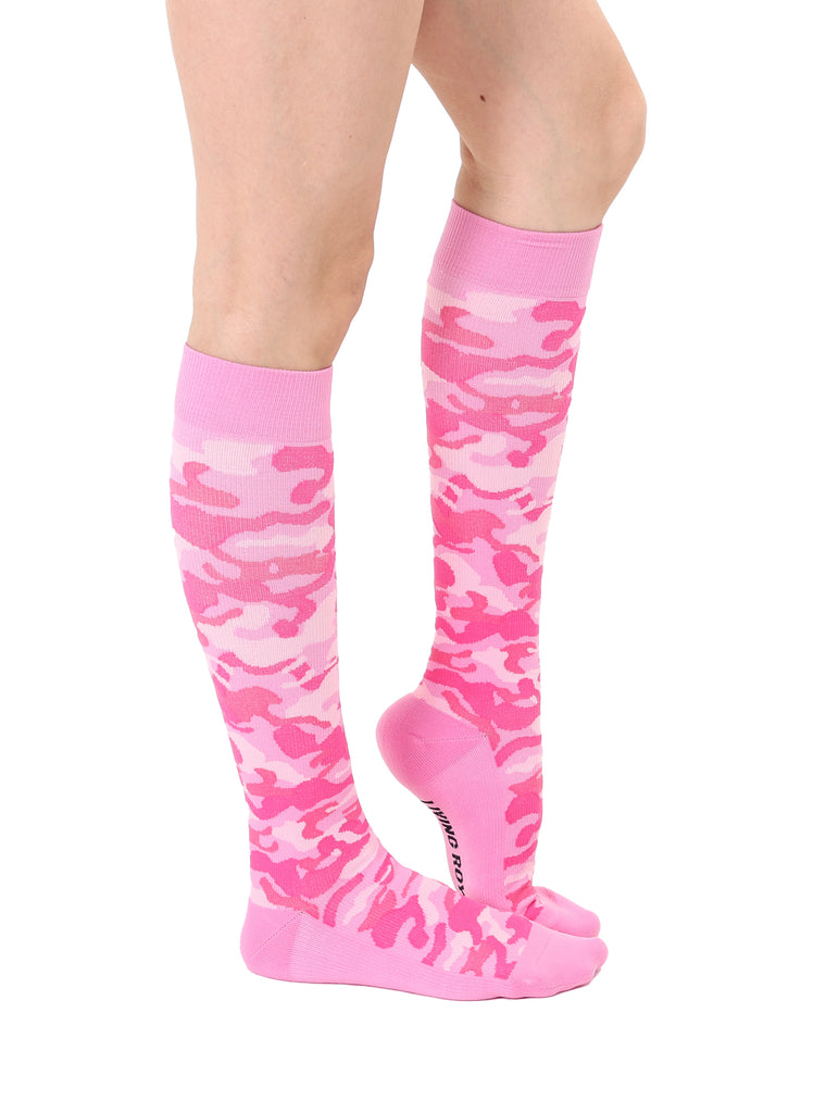 Pink Camo Compression Socks – Living Royal