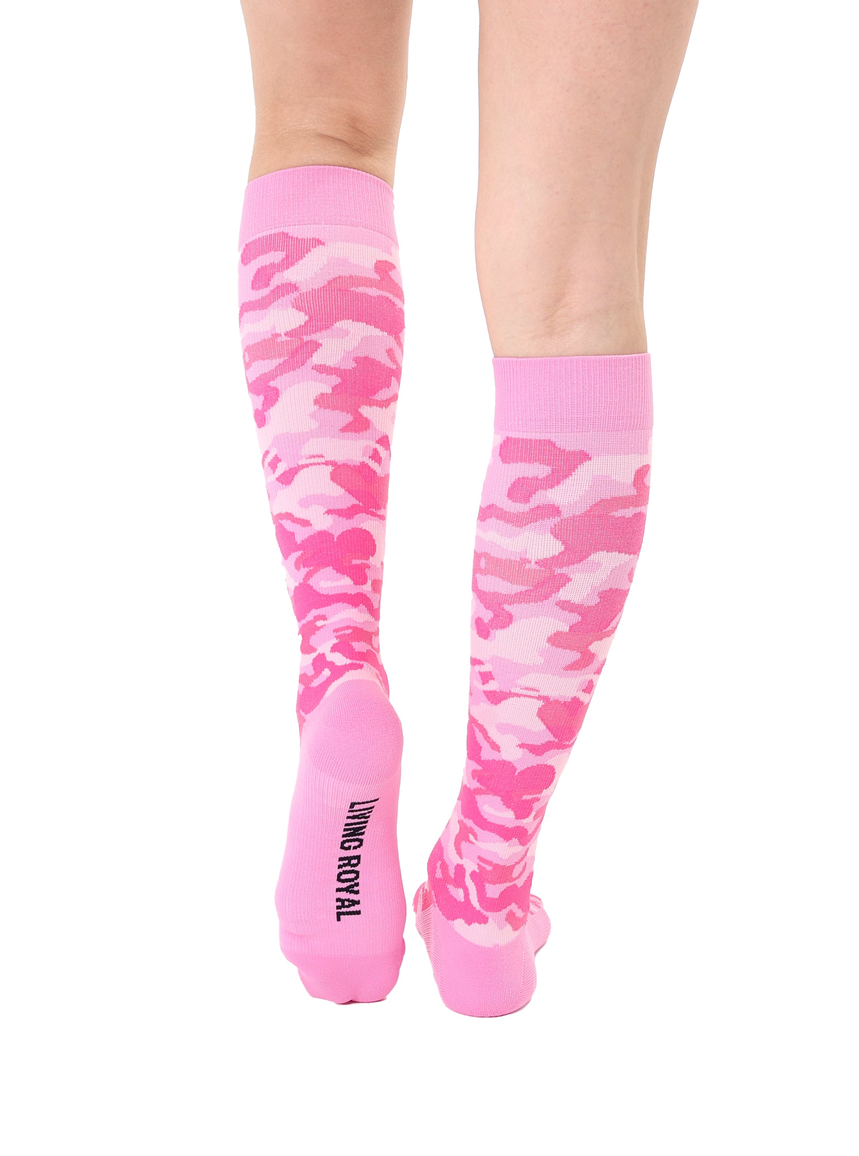 Pink Camo Compression Socks