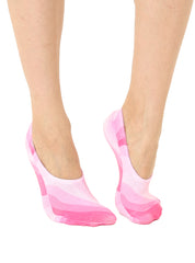 Pink Wave Liner Socks