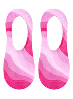 Pink Wave Liner Socks