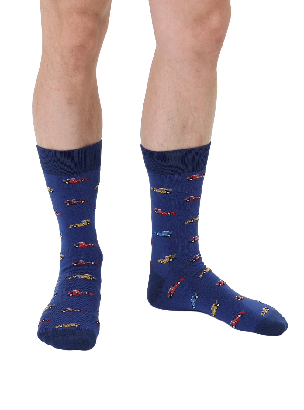 Race Car Mens Bamboo Crew Socks
