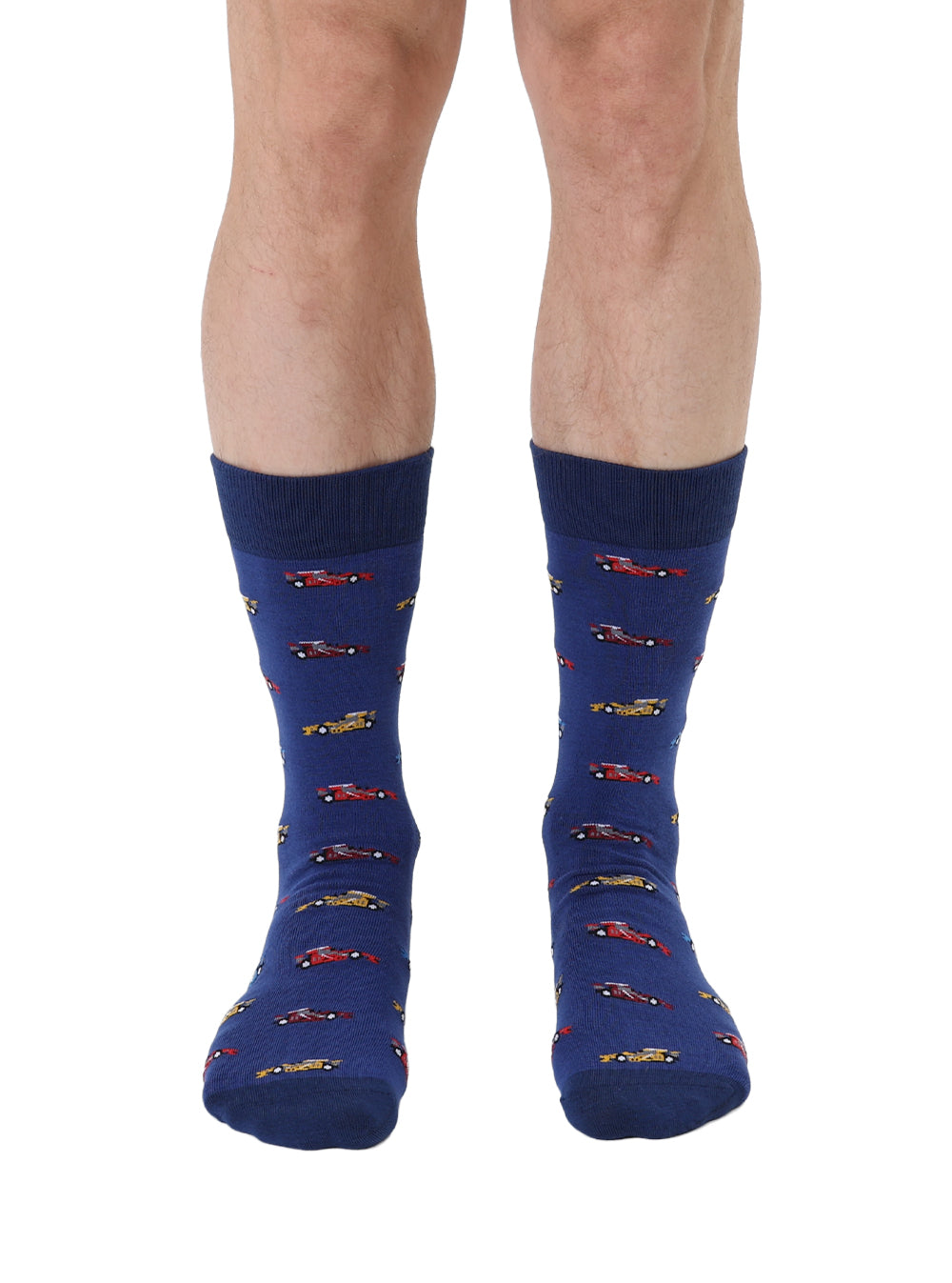 Race Car Mens Bamboo Crew Socks