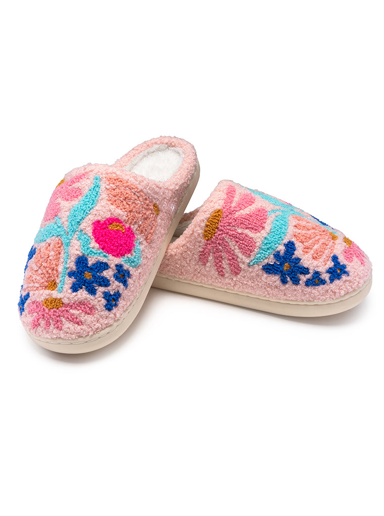 Floral Waves Slippers