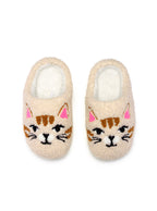 Cat Face Kids Slippers