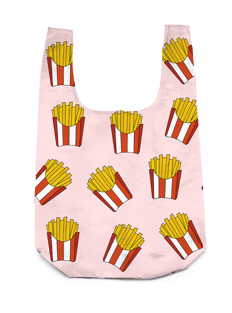 Fries 2 in 1 Bag Charm + Shopper Bag