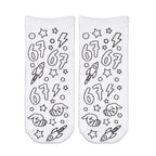 Six Seven Coloring Socks
