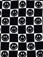 Black Bolt Smile Blanket