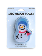 Snowman 3D Crew Sock