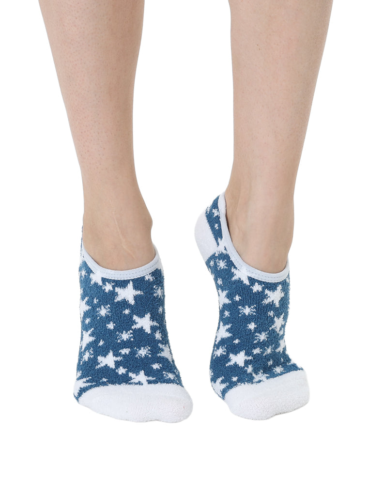 Stars Fuzzy Slipper Sock
