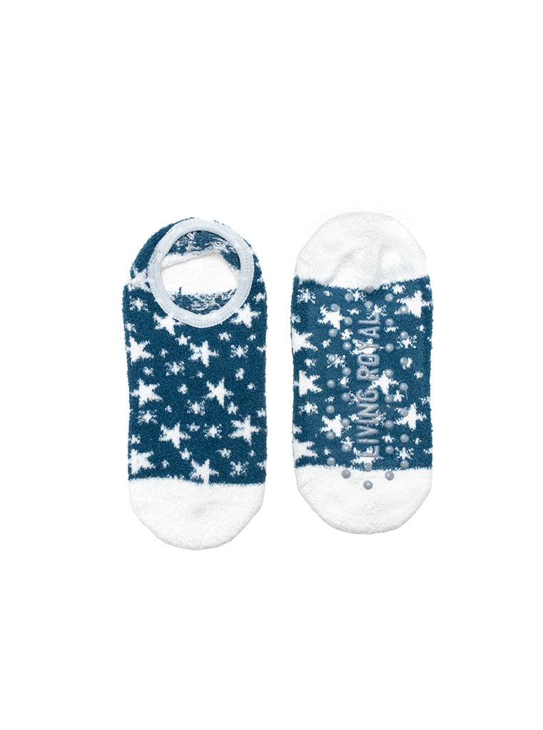 Stars Fuzzy Slipper Sock