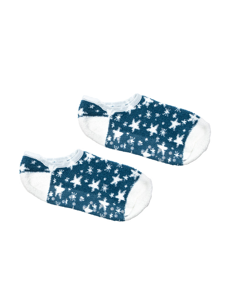 Stars Fuzzy Slipper Sock