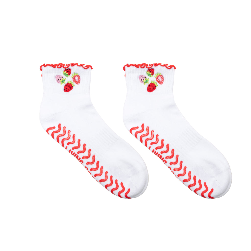 Strawberry Grip Socks