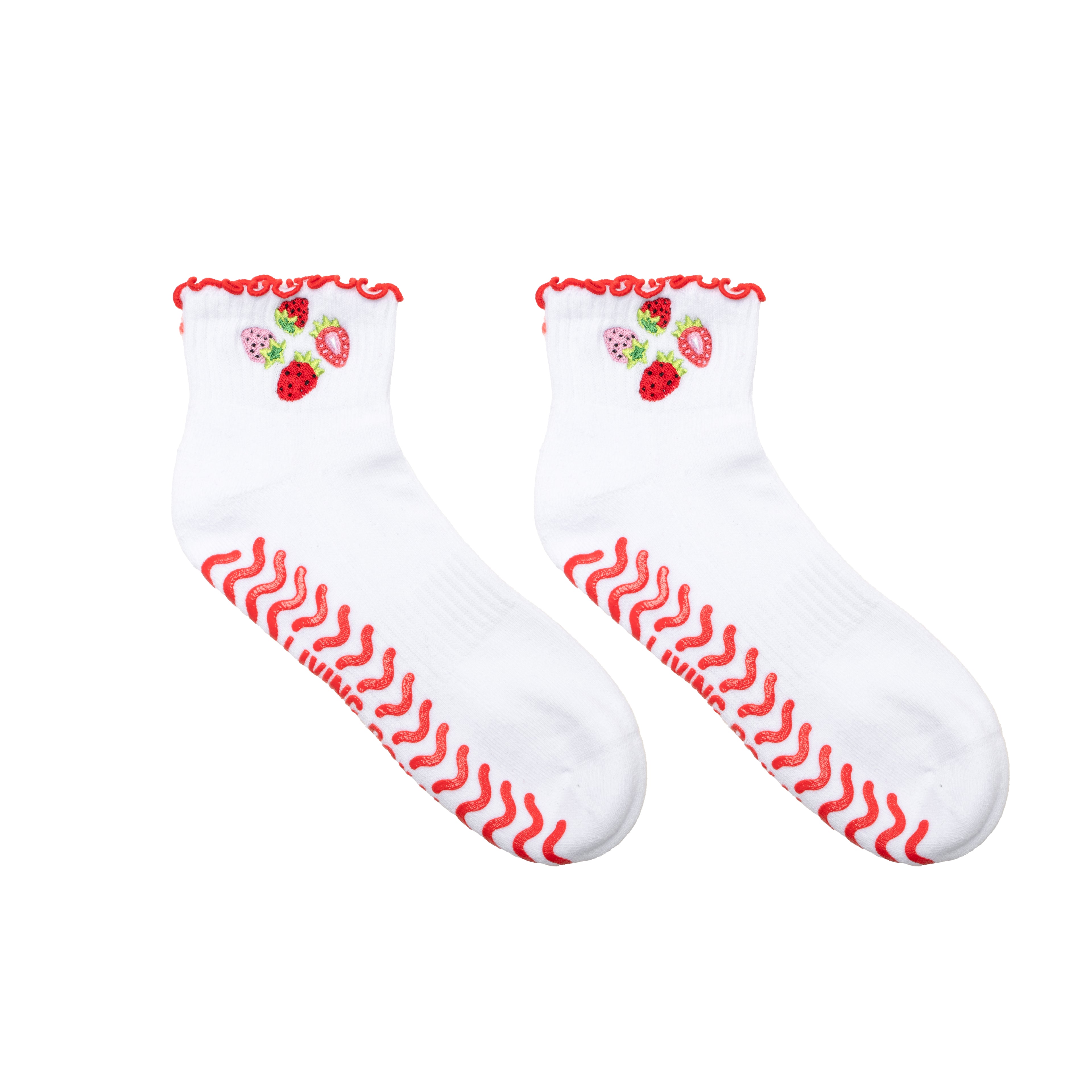 Strawberry Grip Socks