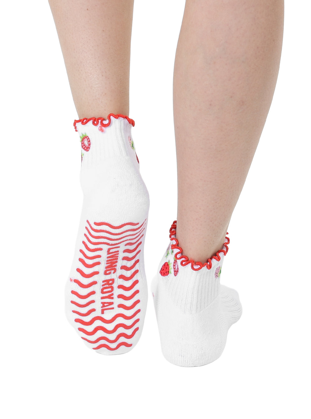 Strawberry Grip Socks
