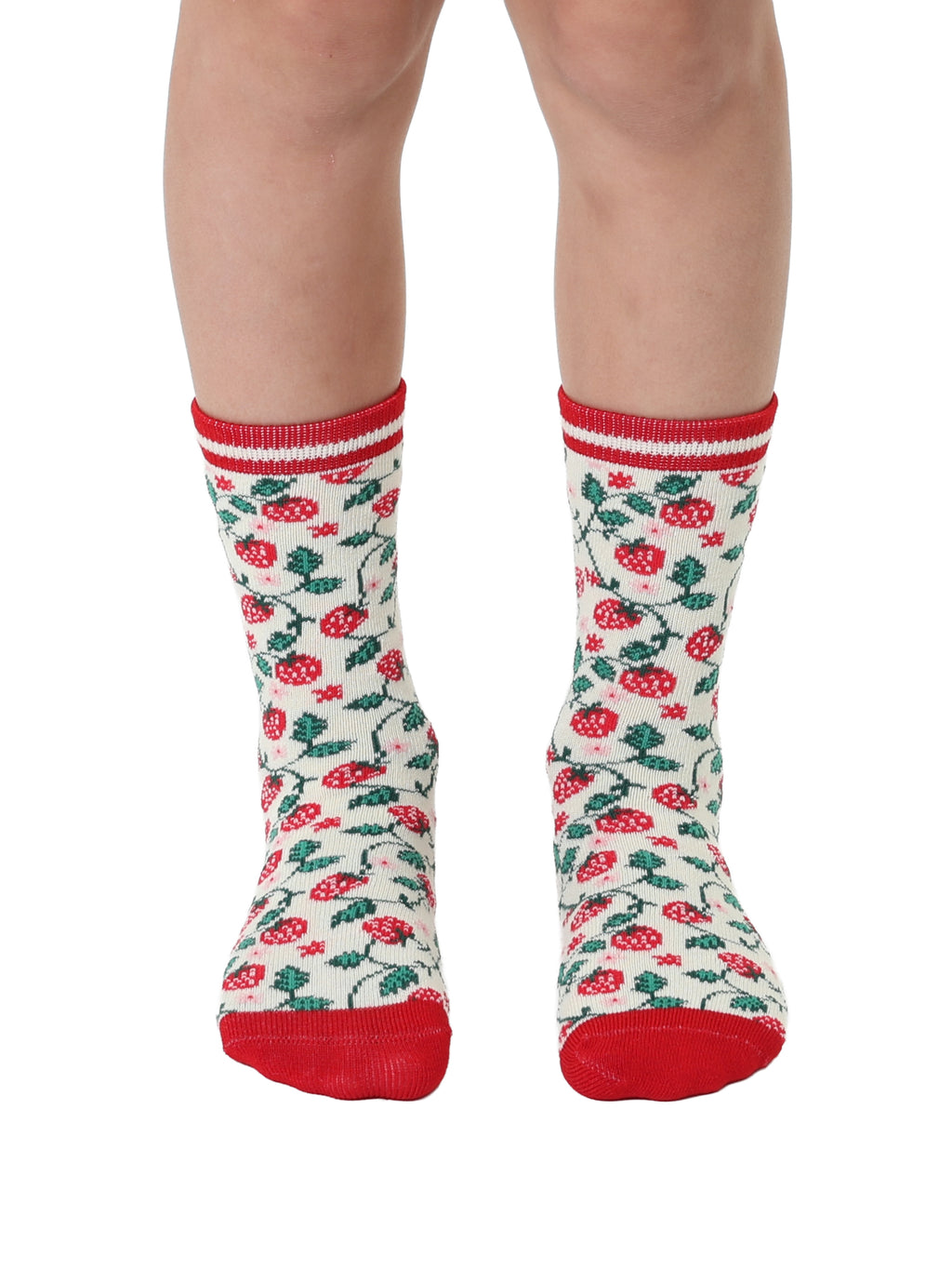 Strawberry Kids Bamboo Crew Socks