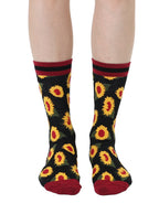 Sunflower Women's Bamboo Crew Socks