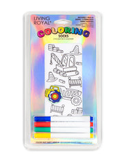 Tractor Zone Coloring Sock