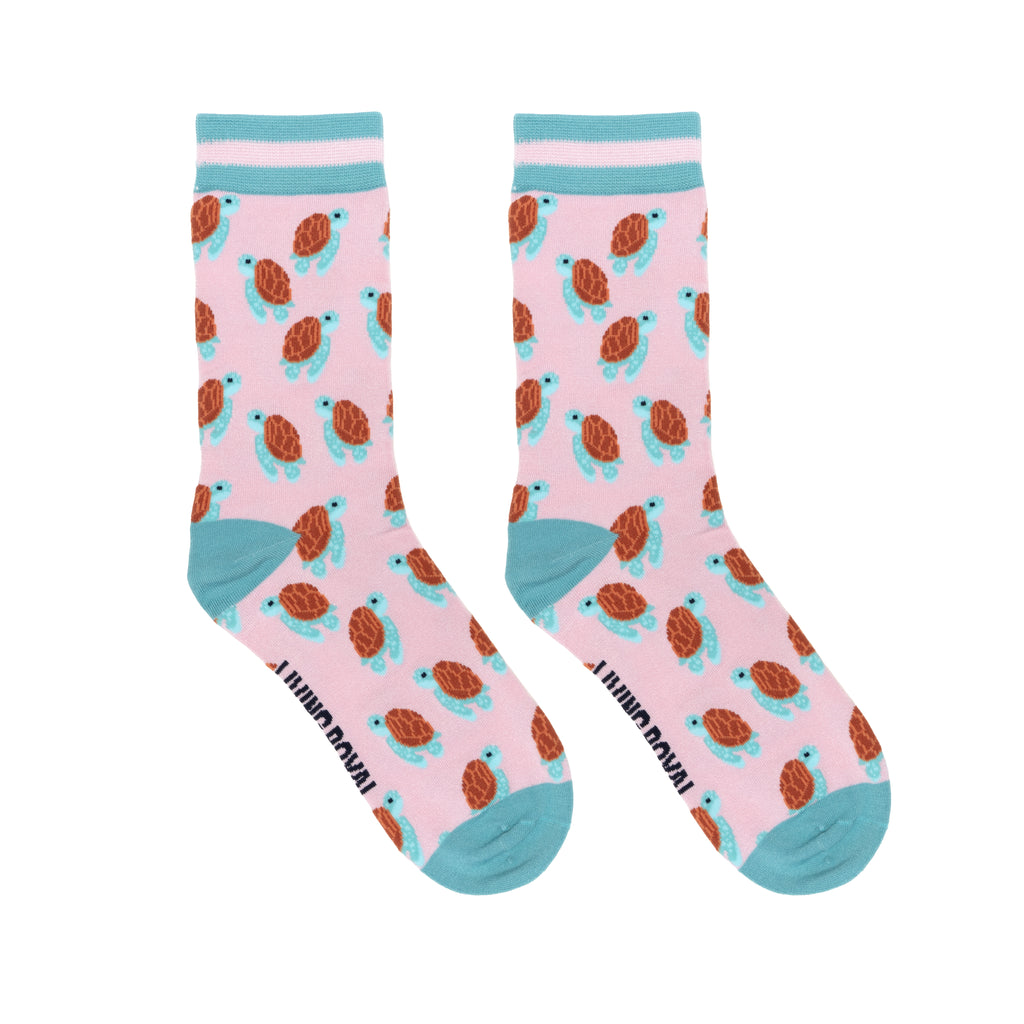 Turtle Women's Bamboo Crew Socks