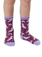 Unicorn Kids Bamboo Crew Socks