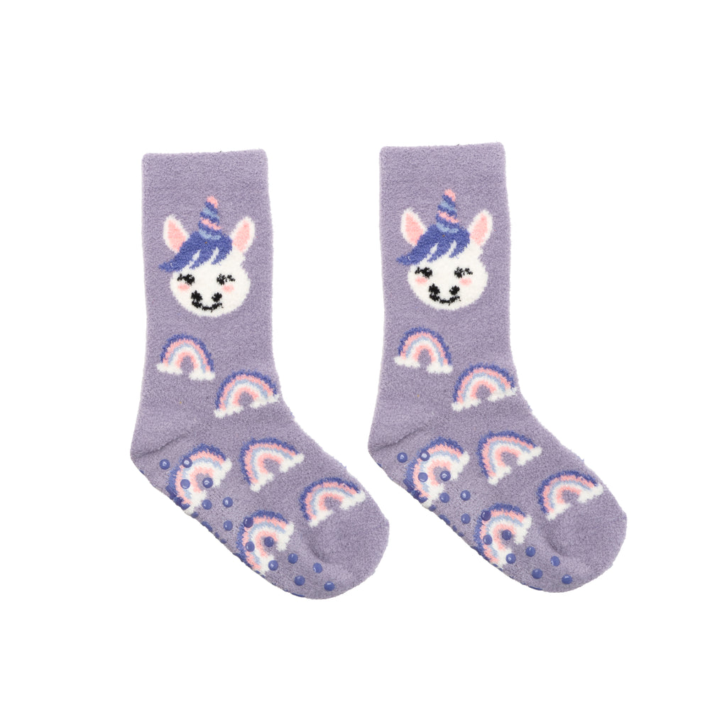 Unicorn Kids Fuzzy Socks