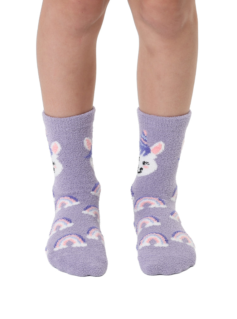 Unicorn Kids Fuzzy Socks