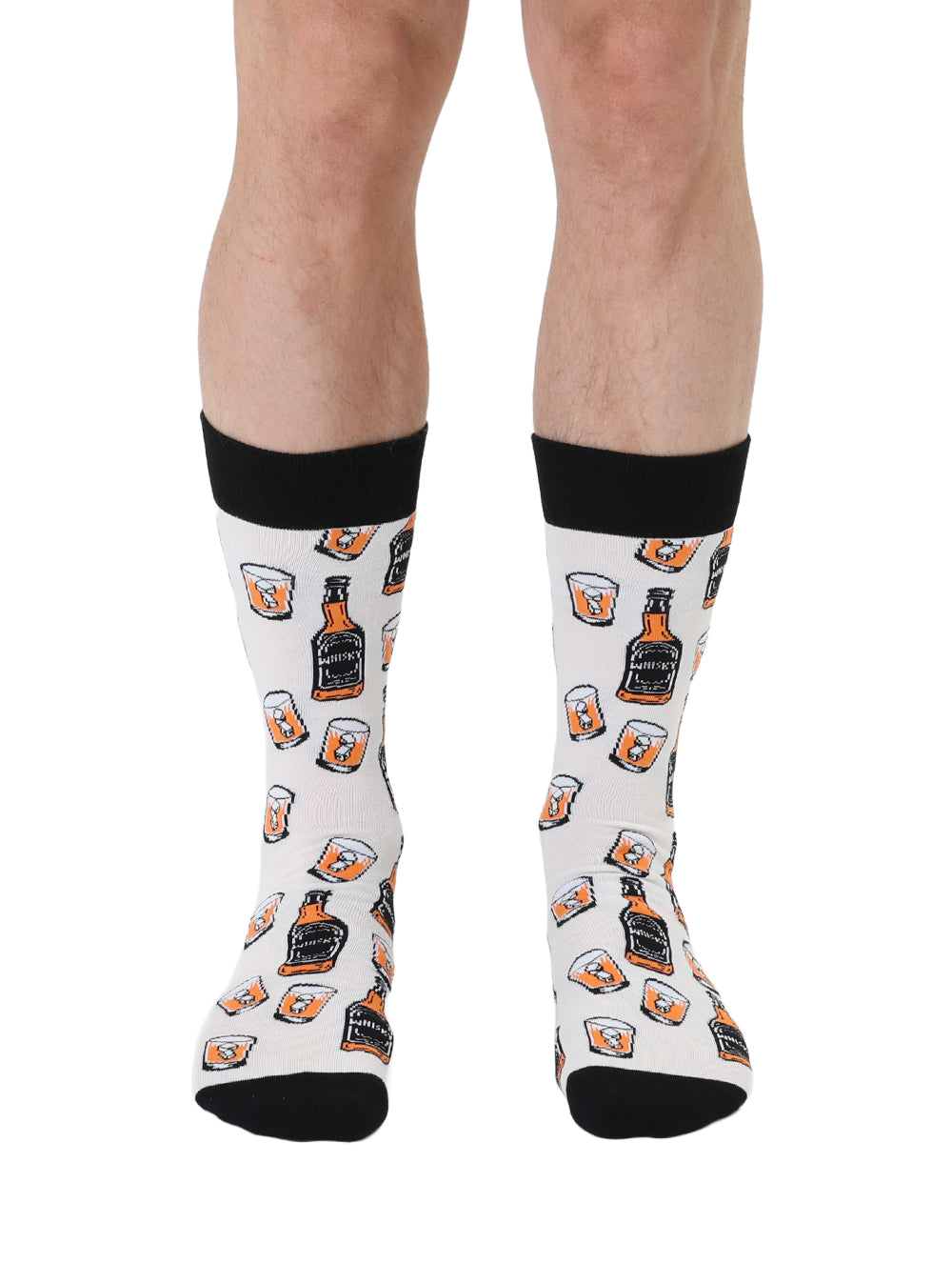 Whiskey Mens Bamboo Crew Socks
