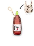 Wine 2 in 1 Bag Charm + Shopper Bag