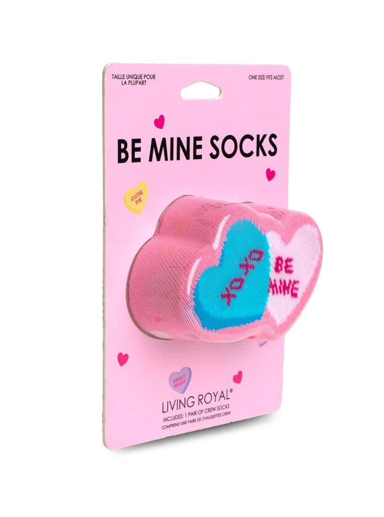 Be Mine 3D Crew Sock