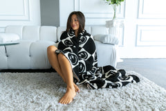 Black Bolt Smile Blanket