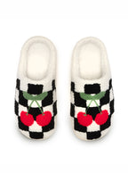 Checker Cherries Slippers