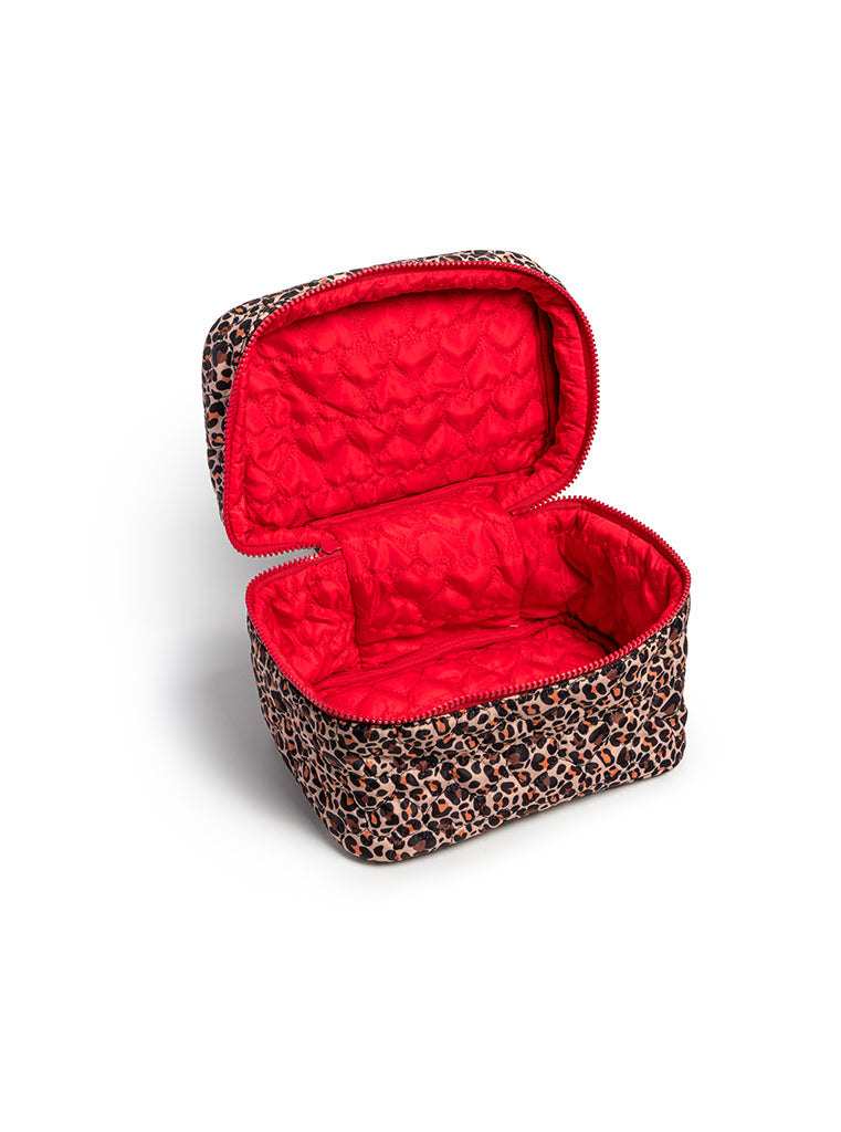 Cheetah Cosmetic Travel Case