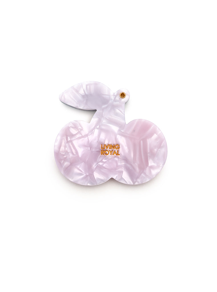 Compact mirror with a Cherry design, a perfect pocket-sized accessory, displayed on a white background.