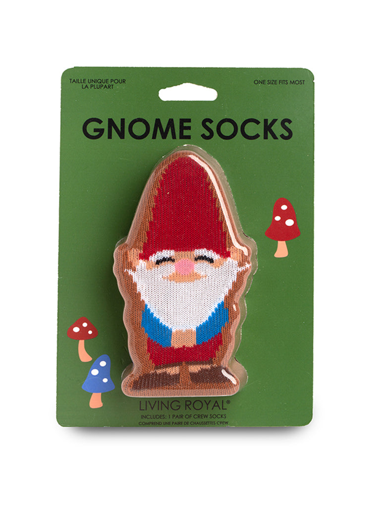 Gnome 3D Crew Sock