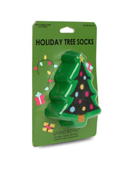 Holiday Tree 3D Crew Sock