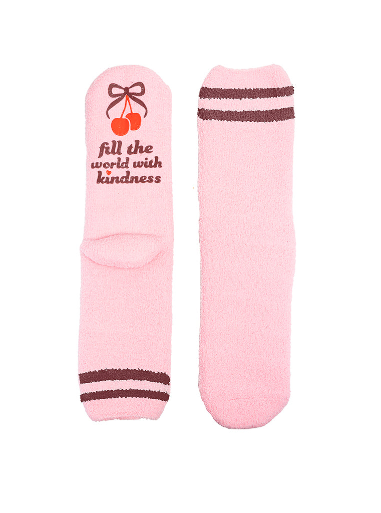 Kind Fuzzy Crew Socks