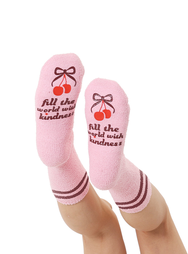 Kind Fuzzy Crew Socks