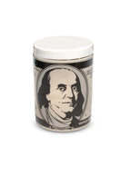 Stash box with a one-hundred-dollar bill design, displayed on a white background.