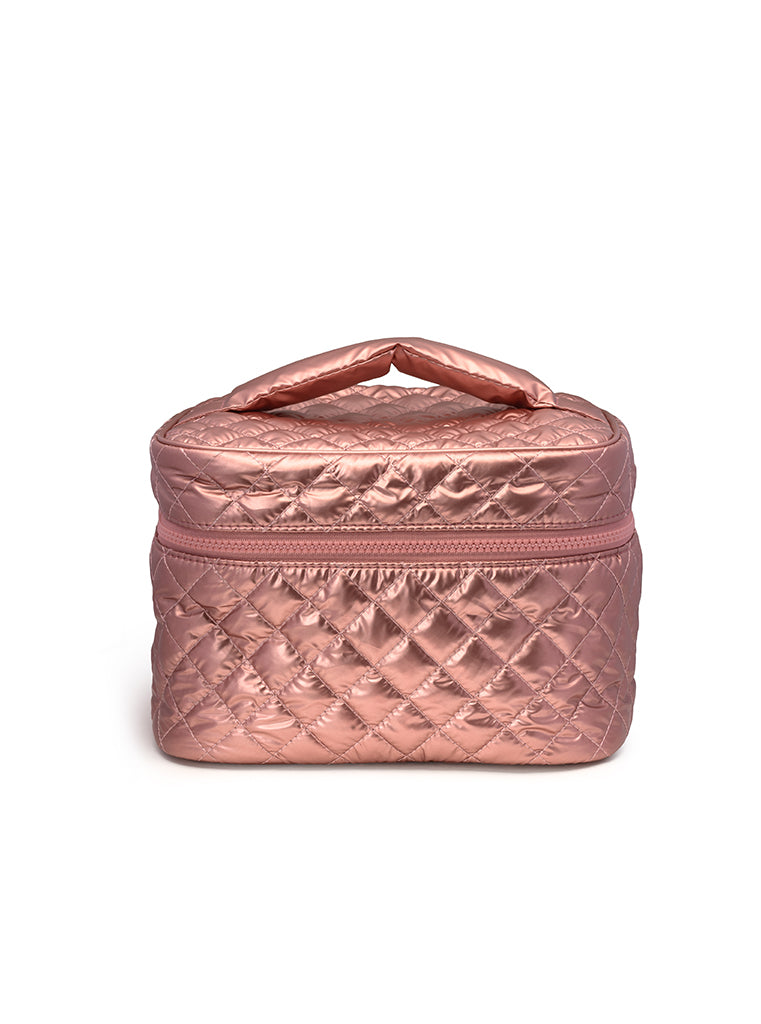 Rose Gold Cosmetic Travel Case