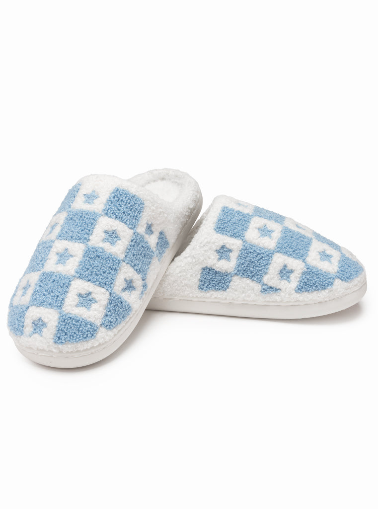 Star Checker Slippers