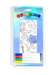 Cowboy Coloring Sock