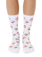 Funky Mushroom Crew Socks