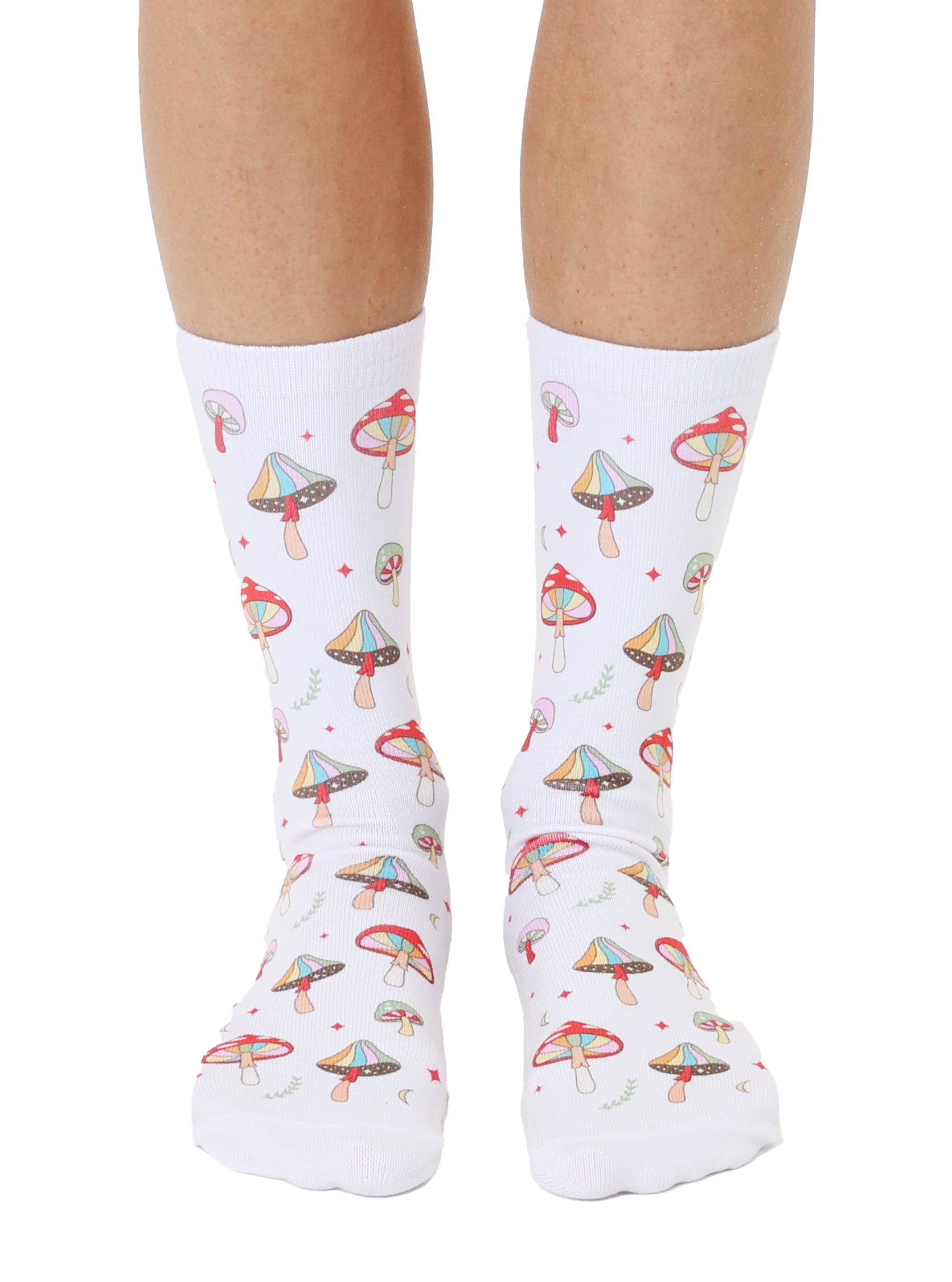 Funky Mushroom Crew Socks