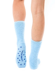 Fuzzy Evil Eye Crew Socks