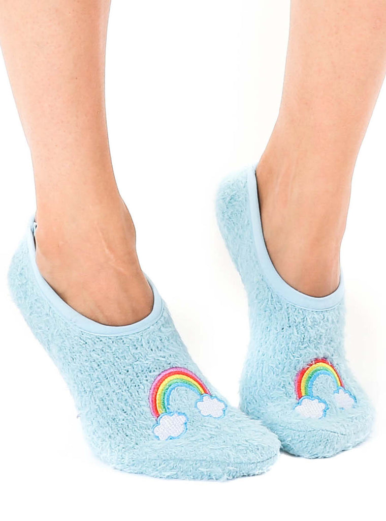 Fuzzy Slipper Socks  Rainbow Living Royal Oscar & Libby's