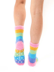 Fuzzy Teddy Crew Socks