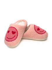 Kids Pink Happy Slippers