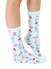 Rare Mushroom Crew Socks