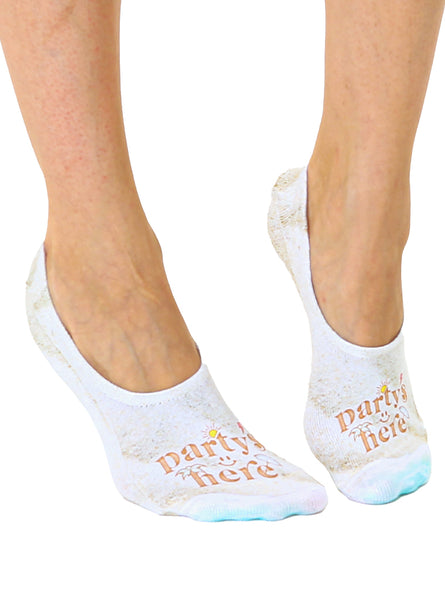 Party's Here Liner Socks