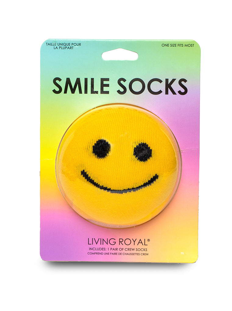 Smile 3D Crew Sock